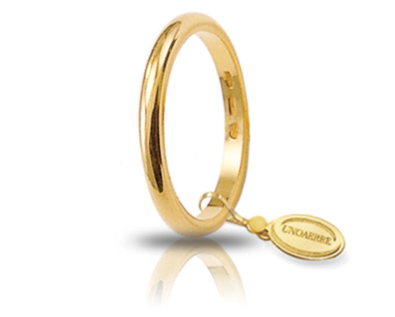 Fede Francesina unoaerre in Oro Giallo 18 kt. Gr. 3
