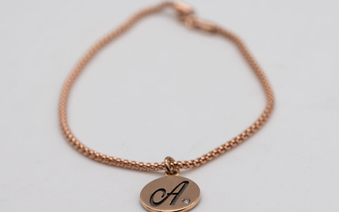 Bracciale oro rosso 18 kt.